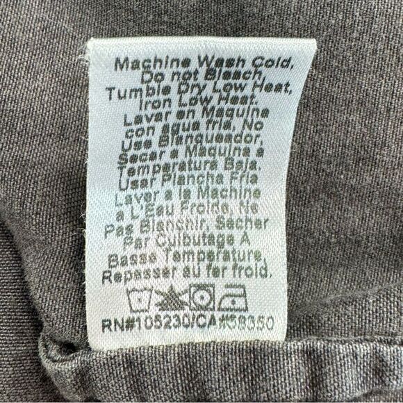 Current Elliot button up 100% Cotton shirt grey - Picture 6 of 7